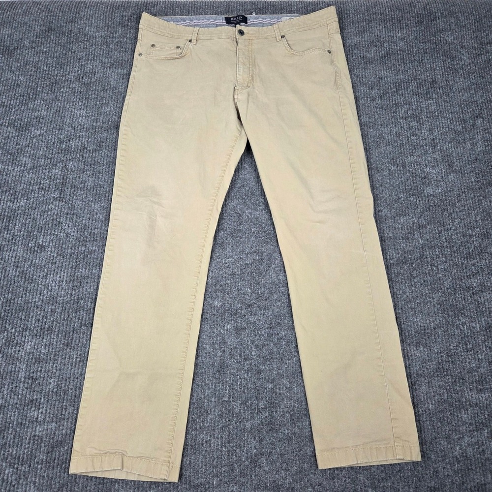 Ballin Crescent Modern Fit Khaki Pants‎ Mens 40 Stretch Cotton Chino M7937W077